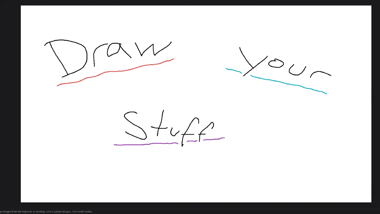 Lightweight Whiteboard, screenshot 1